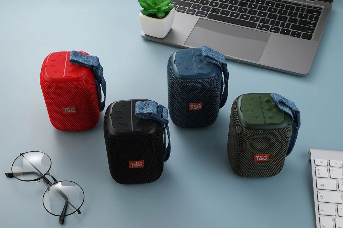 Zore TG339 Ayarlanabilir Renkli Işıklı El Askılı Bluetooth Hoparlör Speaker Siyah