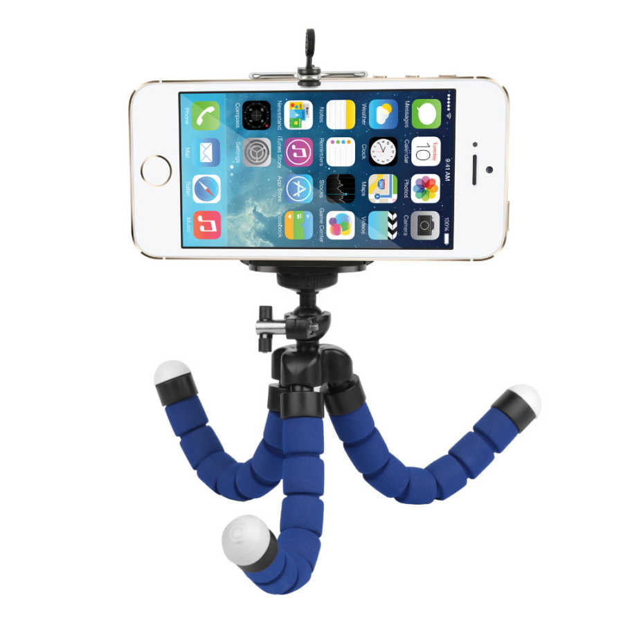 Zore TR1 Kısa Tripod Sünger Ayaklı Mavi