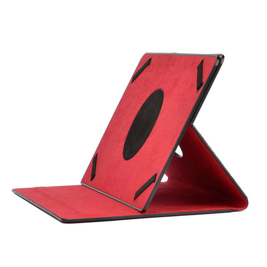 Zore Unik Universal 13 İnç Dönebilen Standlı Kılıf Kırmızı