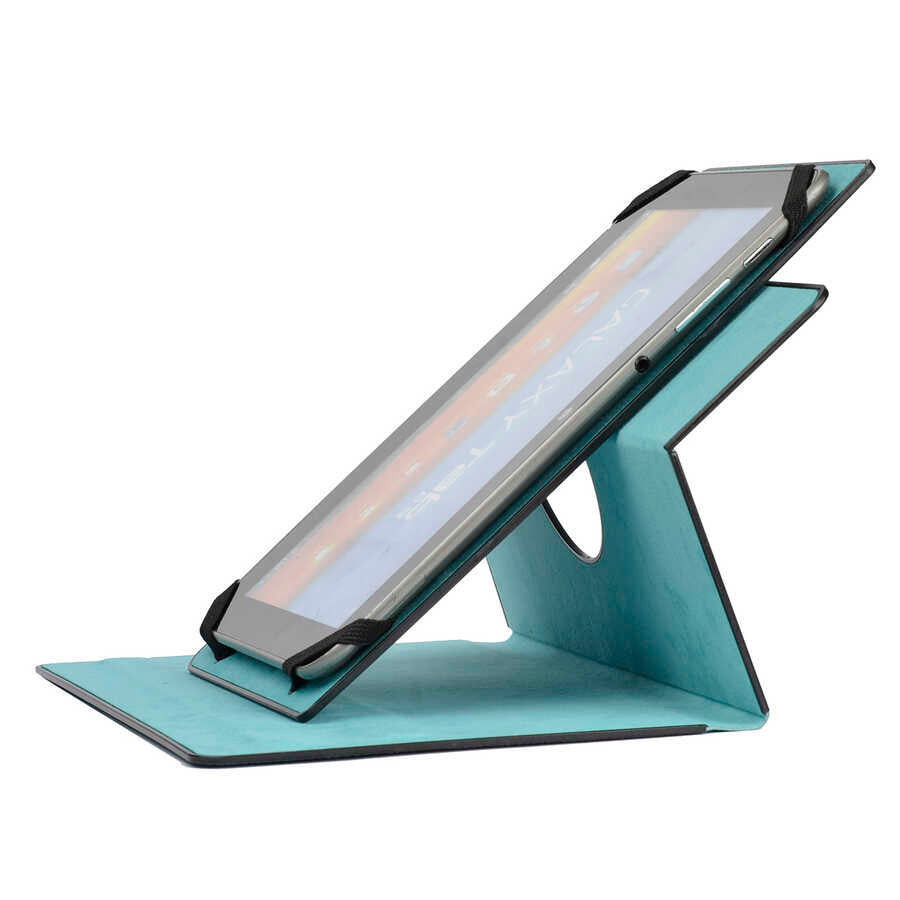 Zore Unik Universal 13 İnç Dönebilen Standlı Kılıf Turkuaz