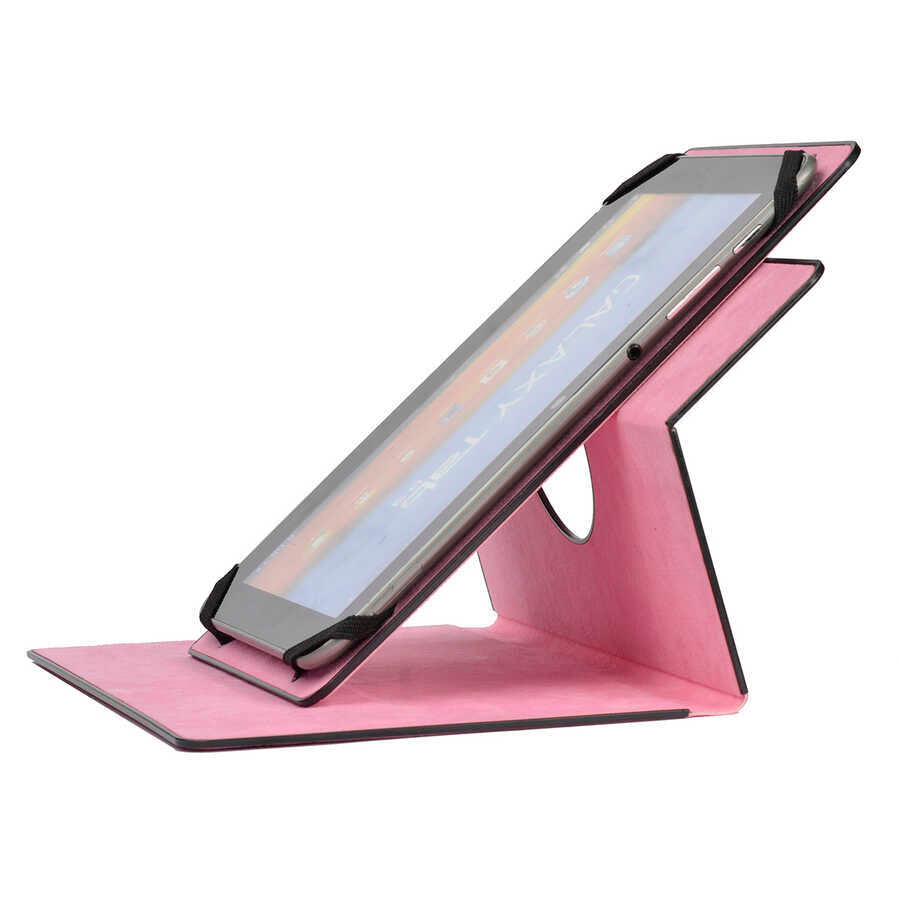 Zore Unik Universal 12 İnç Dönebilen Standlı Kılıf Kırmızı