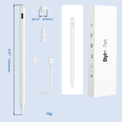 Zore Yeni Seri Pencil 16 Stylus Dokunmatik Tablet Kalemi Beyaz