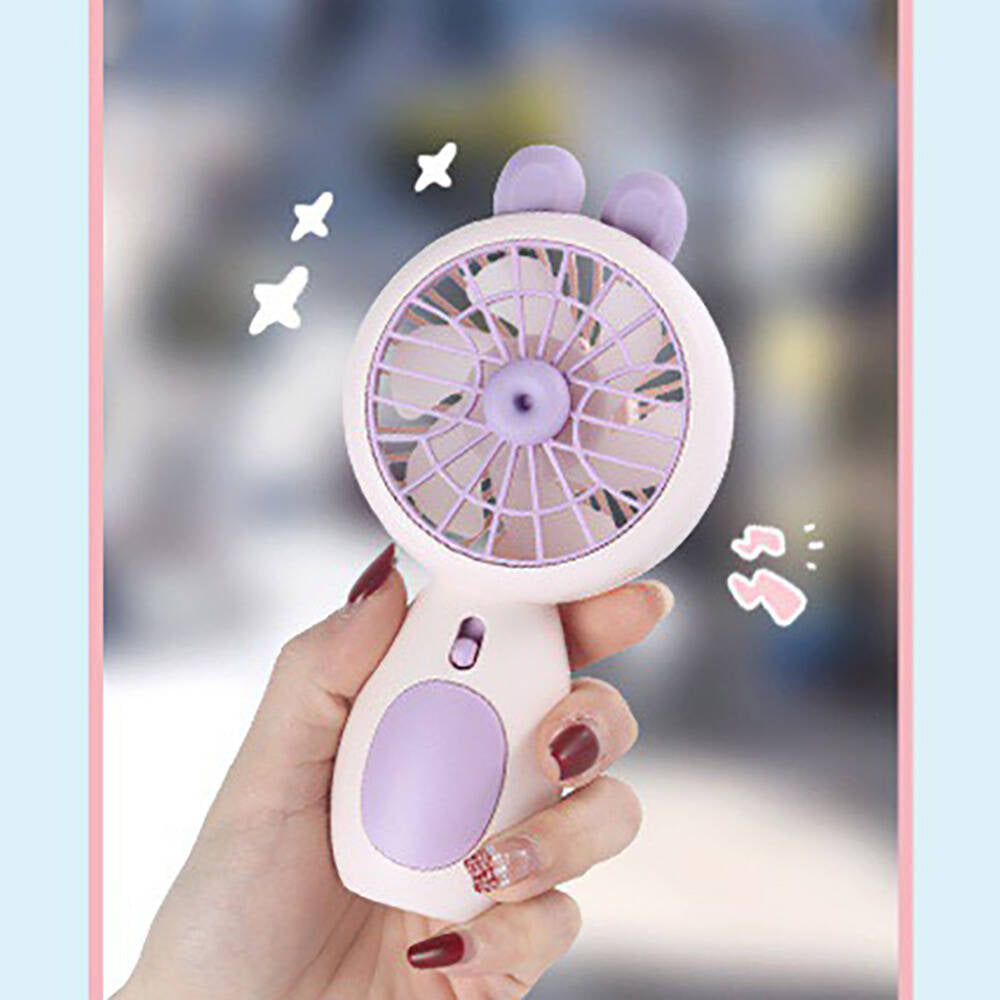 Zore ZB093 Işıklı Mini Vantilatör Portatif Soğutucu Fan Sarı