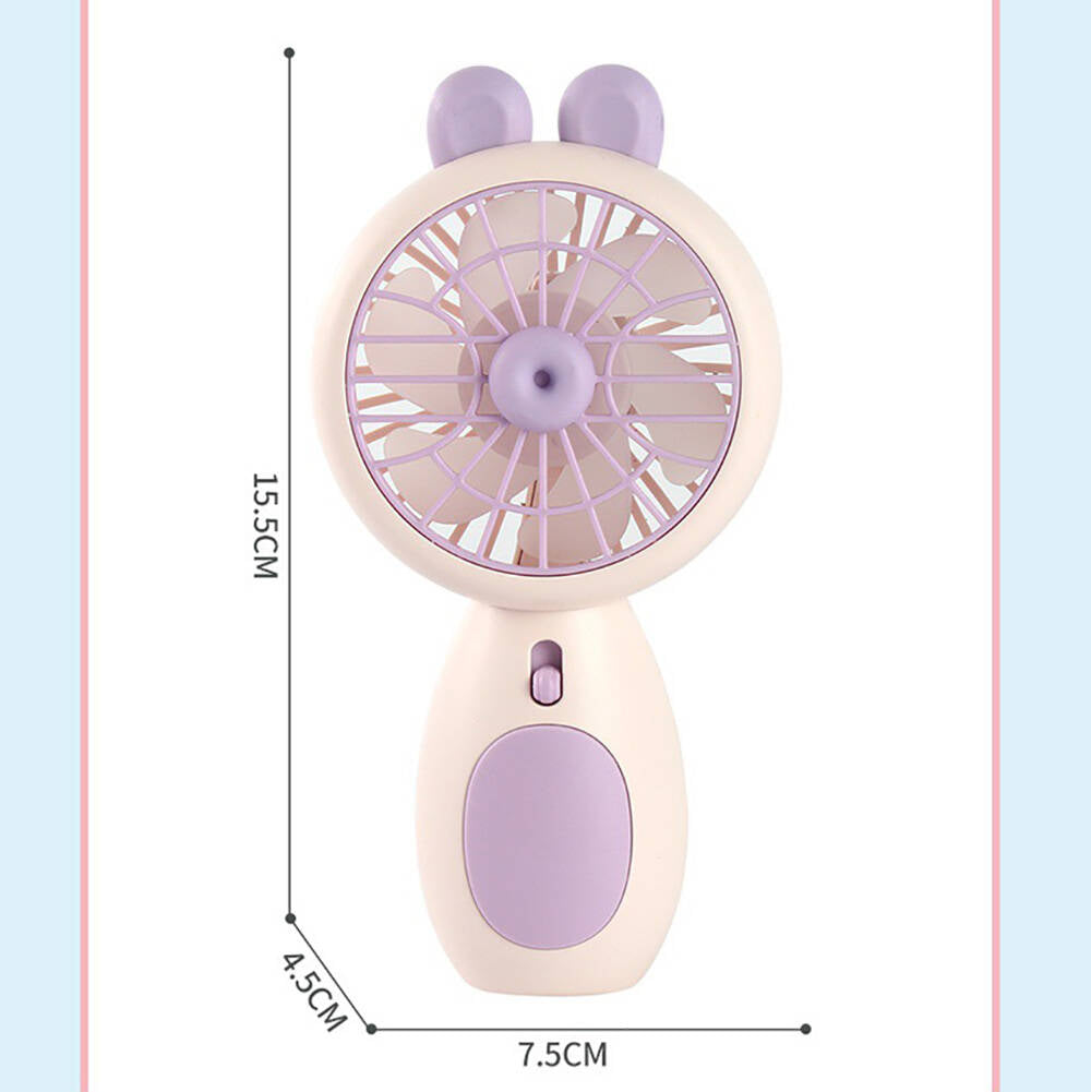 Zore ZB093 Işıklı Mini Vantilatör Portatif Soğutucu Fan Krem