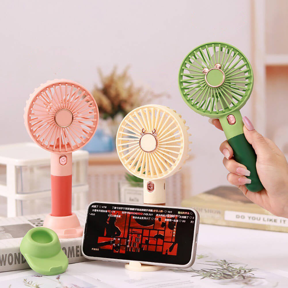 Zore ZB122 Mini Vantilatör Portatif Soğutucu Fan Pembe