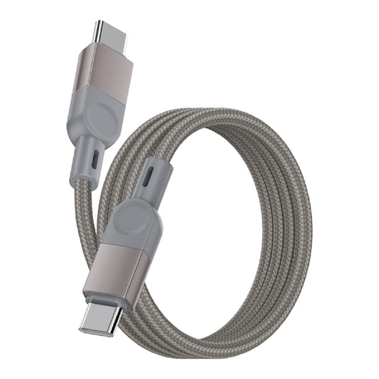 Zore ZR-44 Type-C to Type-C PD 100W Örgü Tasarımlı Hızlı Şarj Özellikli Data ve Şarj Kablosu 1M